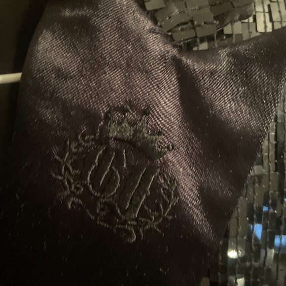 guess Black Sequin Jacket SZ S/P - Picture 8 of 9